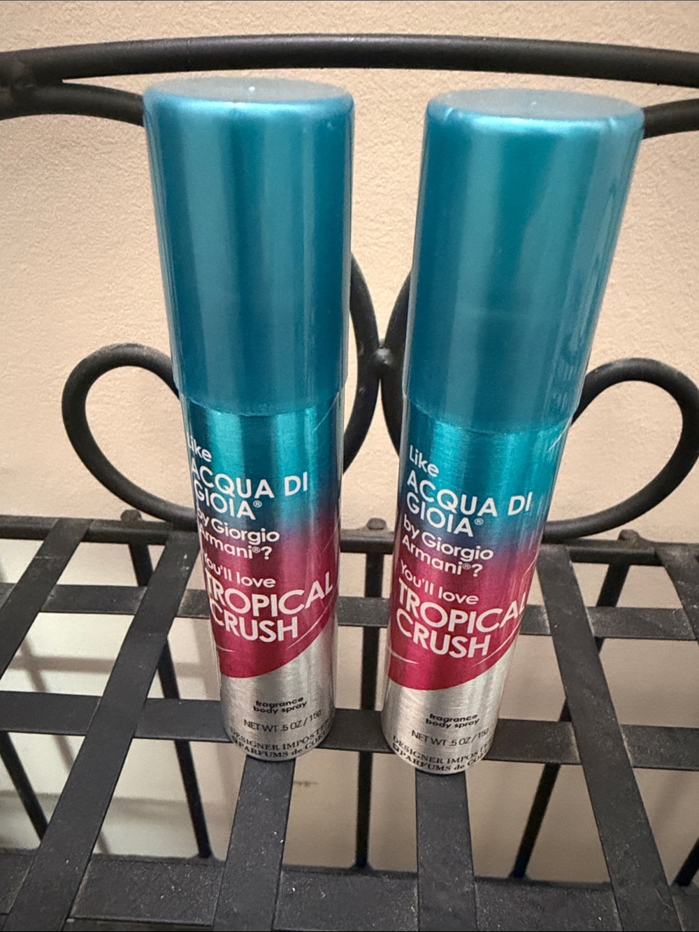 Tropical Crush Body Sprays - Teal & Magenta